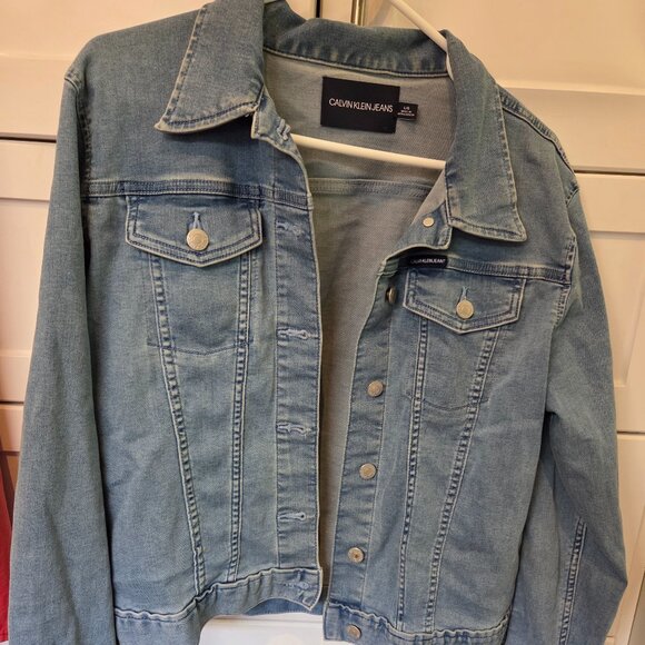 Calvin Klein Jeans Denim Jacket w/ Stretch - Picture 1 of 4